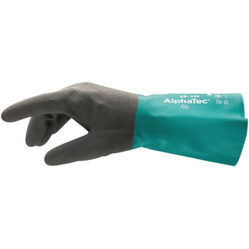 Guanto AlphaTec  58-430 T8 nitrile,