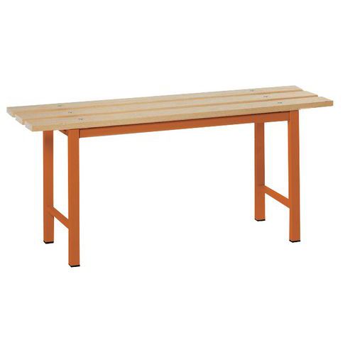 Panca doghe legno aranc. 100cm 100x35x45 Arancione,
