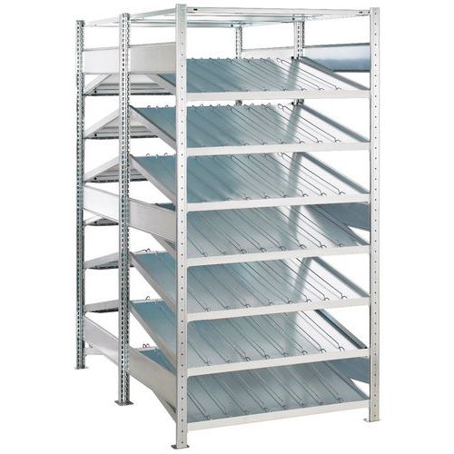 Kit elemento di partenza Kanban bifronte 2000x1000x800 - 8 liv,