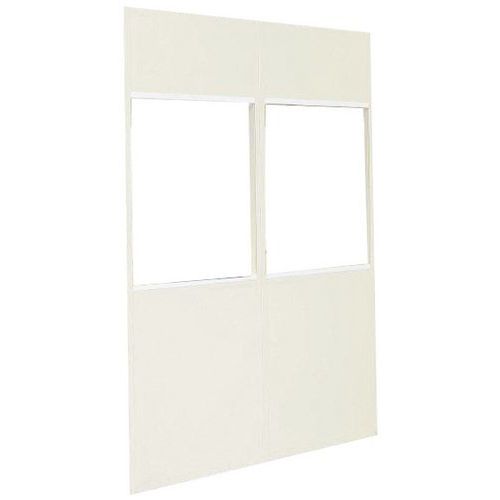 Divisorio Vetrato Larghezza 1m h 2.75m Bianco ANC,