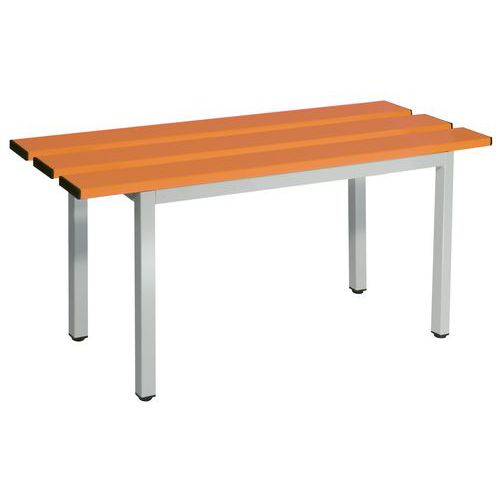 Panca doghe alluminio 100x35x4 5cm RAL2009.,