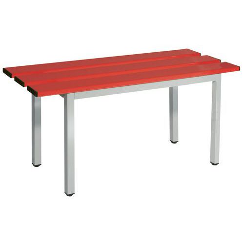 Panca doghe alluminio 100x35x4 5cm RAL3000.,