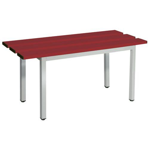 Panca doghe alluminio 100x35x4 5cm RAL3003.,