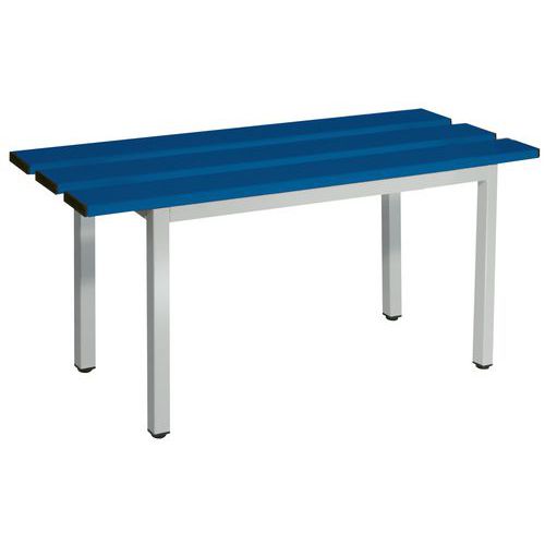 Panca doghe alluminio 100x35x4 5cm RAL5017.,