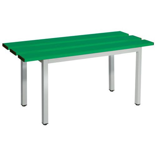 Panca doghe alluminio 100x35x4 5cm RAL6000.,