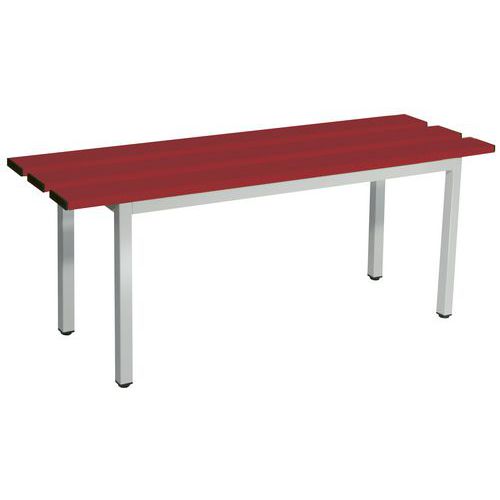 Panca doghe alluminio 150x35x4 5cm RAL3003.,