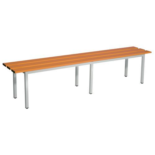 Panca doghe alluminio 200x35x4 5cm RAL2009.,