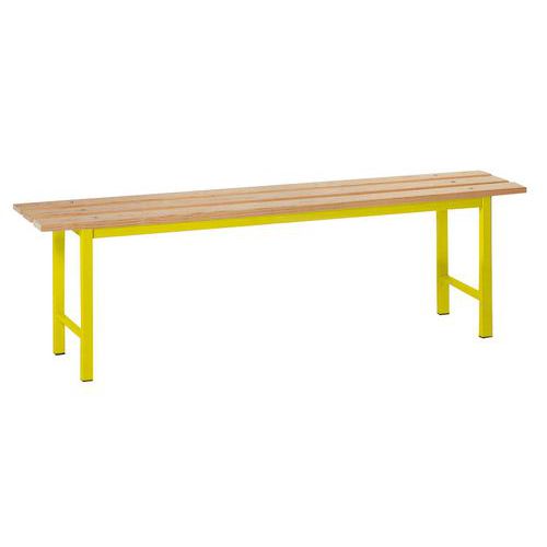 Panca doghe legno giallo 150cm 150x35x45 Giallo,