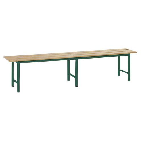 Panca doghe legno verde 200cm 200x35x45 Verde,