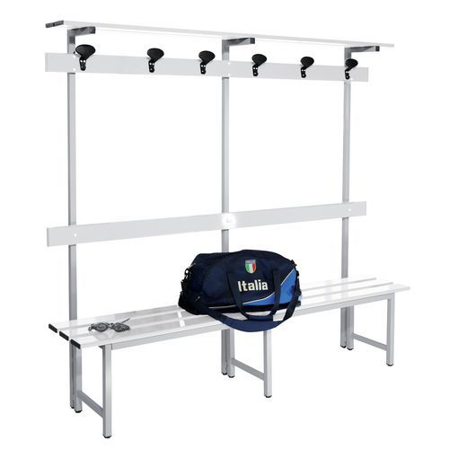 Panca+Attacc 200cm Allum bianc 200x40x185 Bianco,