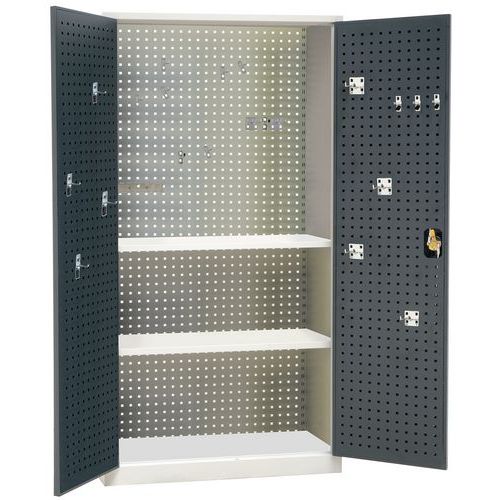 Armadio a pannelli grigio Prof.: 45 cm RAL 7036/7015,