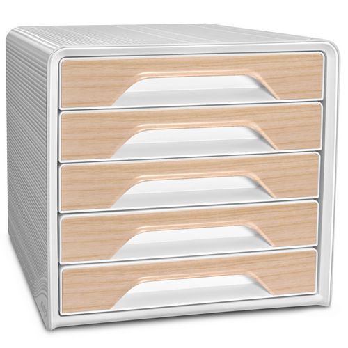 Classificatore 5 cassetti Smoove faggio - CEP,