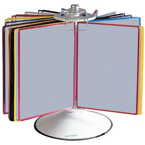Supporto Girevole Tarifold 50 cartelline A4 C olori Assortit,