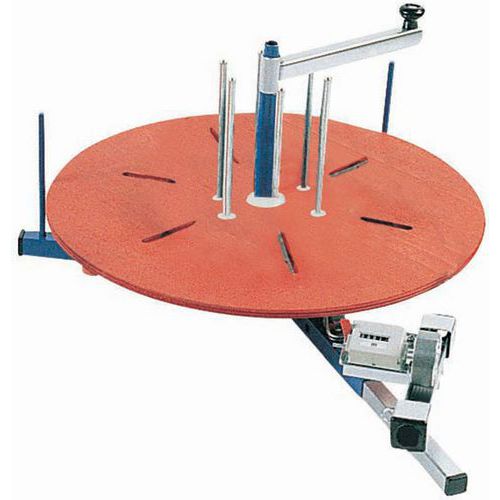 Avvolgitore con contametri modello da tavolo 1 ripiano diam. = 800 mm,