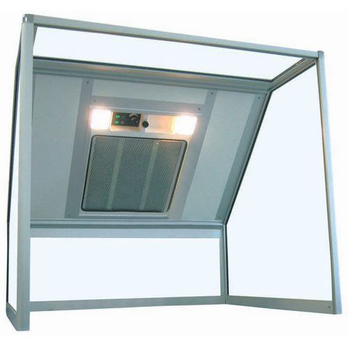 Cappa a cabina + Filtro antipolvere,