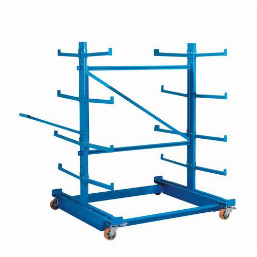 Cantilever mobile su due lati 1750x1000x1600,