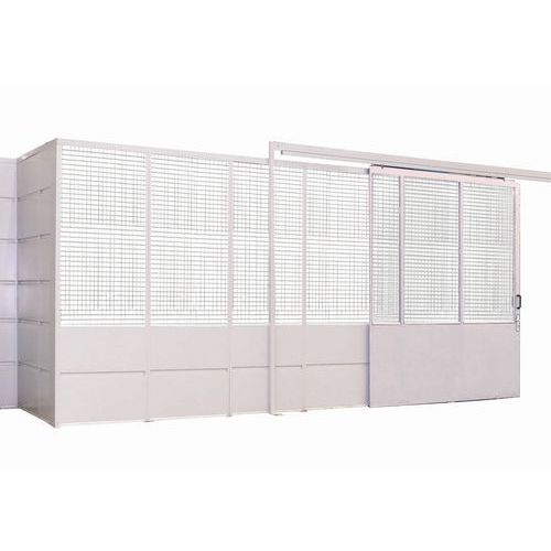 Divisorio 1/2 Griglia h 3000mm Larg=1000mm Bianco,