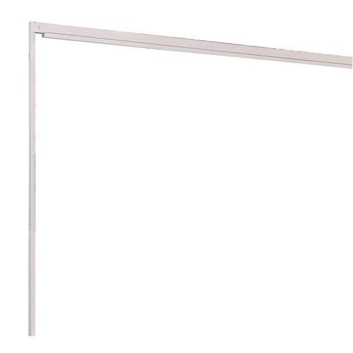 Tramezzo Porta Semi-Grigliato Bianco H=2500Mm Larg 2000Mm,