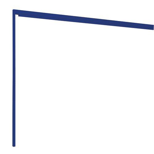 Tramezzo Porta Lamiera Blu H=2500Mm 000MM,