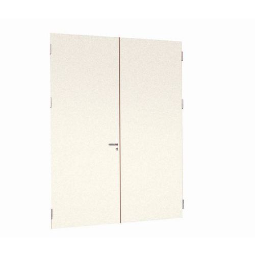 Porta A Doppio Battente Piena Ht2.5M Larg2M Bianco,