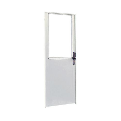 Porta A Battente 1/2 Vetro H=2500Mm Larg=1 000Mm Bianco,