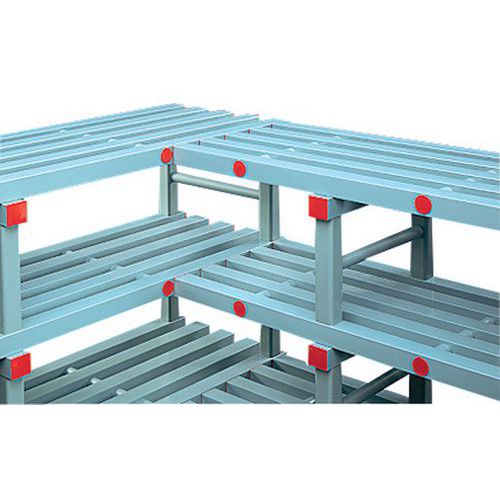Angolo scaffalatura Poly-Store Larghezza: 1500 mm Car. max: 300 kg,