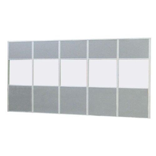 Doppia Parete Divisoria Vetro Melaminato/Lamiera H 2,5m L 1m,