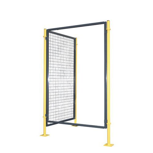 Anta A Battente In Plexiglass + Contatto Mecc anico Lar.1M,