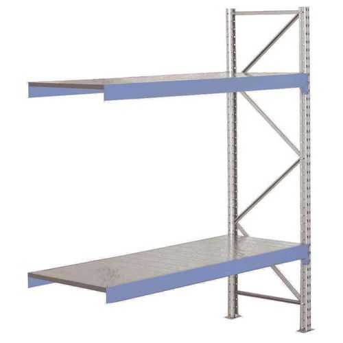 Scaffalatura elemento successivo Epsivol Eco - carico 465 kg - 2500 x 1500 x 600 mm,