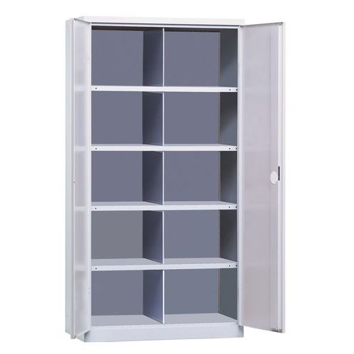 Armadio Officina Grigio Chiaro PxH: 440x1950mm 10 Scomparti,