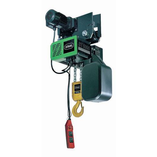 Paranco elettrico con carrello elettrico - 1 braccio - 2 velocità 1600 kg,