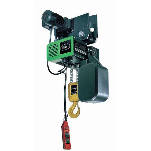 Paranco elettrico con carrello elettrico - 2 bracci - 2 velocità 5000 kg,