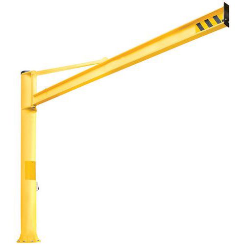 Gru A colonna con braccio triangolare P=1000Kg, 2M,