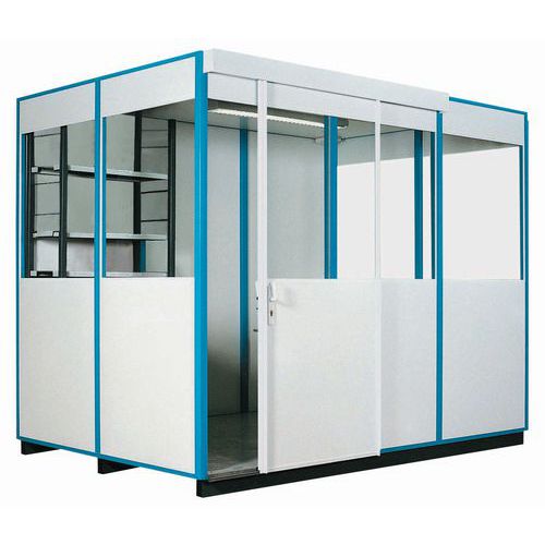 Cabine-Ufficio Per Officina Me laminico Porta TE BIANCO,