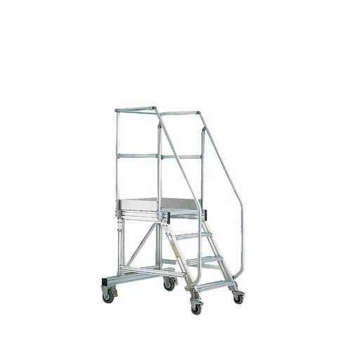 Piattaforma Mobile 11 gradini 800 mm. Inclinazione 45°,