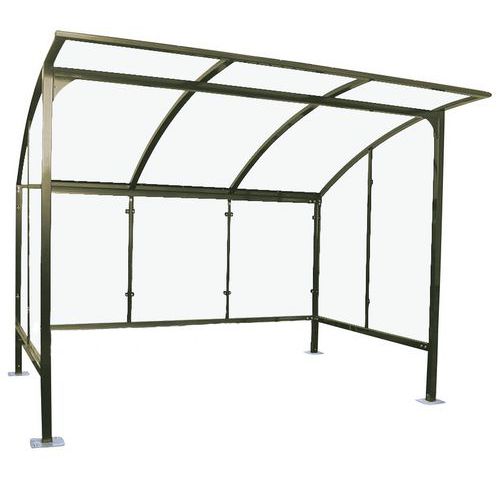 Riparo per biciclette City verde modulo semplice L tot.: 2,5,