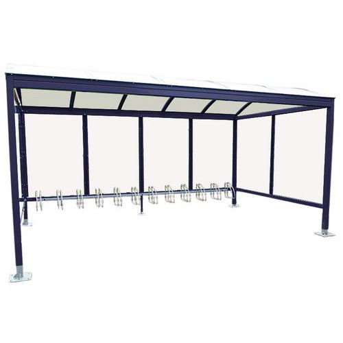 Riparo per biciclette Giant antracite senza rivestimento L tot.: 5,