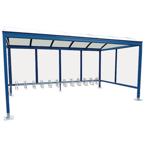 Riparo per biciclette Giant blu senza rivestimento L tot.: 5,