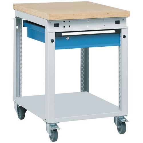 Carrello Mobile Larg. 605 - 1 Cassetto Stratificato,