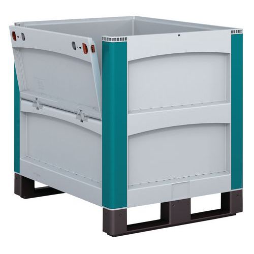 Cassa-pallet 800x600x720 mm apertura laterale,