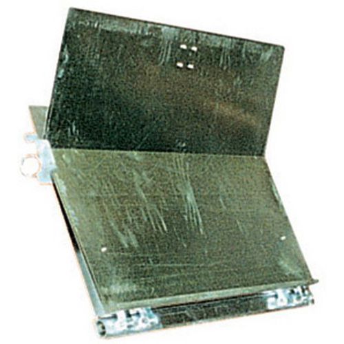 Coperchio Per Contenitore Ribaltabile in Acciaio Argento,