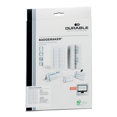 CARTONCINO BRISTOL PER STAMPA 34X74 MM,