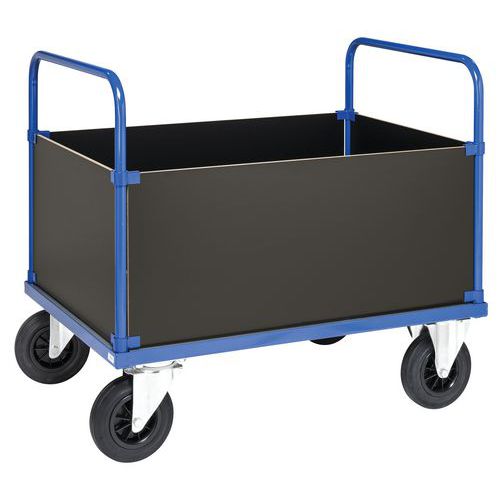 Carrello 4 sponde alte 1200x80 0x900mm Portata 500Kg,