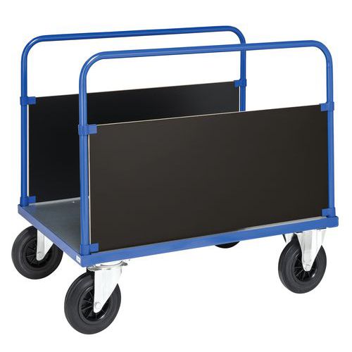 Carrello 2 sponde alte 1200x80 0x900mm Portata 500Kg,