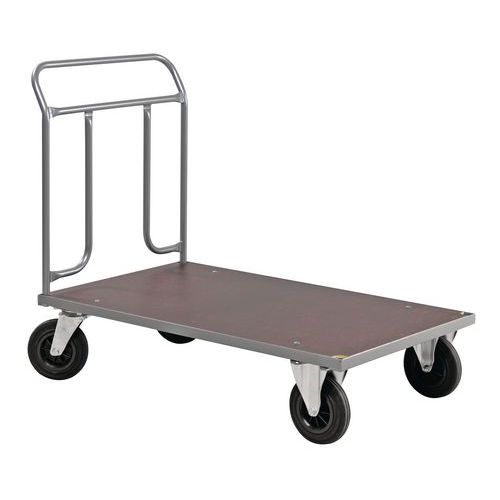 Carrello 1 sponda grigio 1000x 600x1000mm Port ata 500Kg,