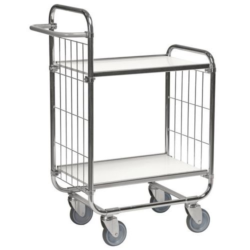 Carrello galv. 2 ripiani 1195x 470x1120mm Port ata 250Kg,