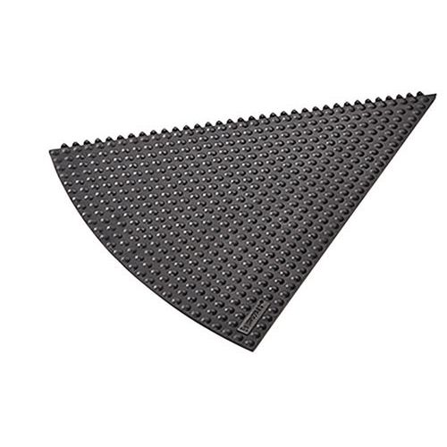Tappeto antifatica curvo nero 0x0x13mm,