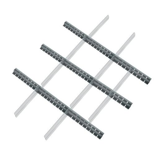 Set di separatori per cassetti AxL: 300 x 918 mm 18 scomparti,