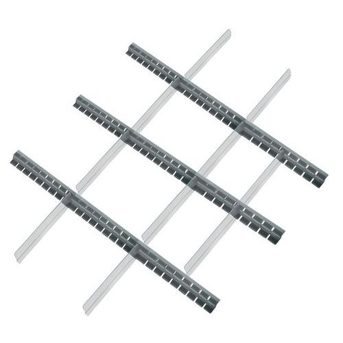 Set di separatori per cassetti AxL: 50 x 918 mm 18 scomparti,