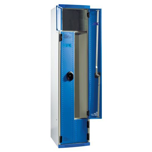 arm mono PL 2 scom h1800xL400xP500 serr ch grigio chi/blu,